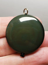 Load image into Gallery viewer, Obsidian - Rainbow Therapeutic Pendant D