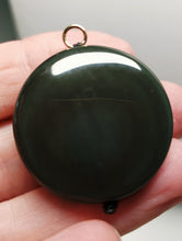 Load image into Gallery viewer, Obsidian - Rainbow Therapeutic Pendant C