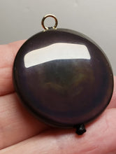 Load image into Gallery viewer, Obsidian - Rainbow Therapeutic Pendant E