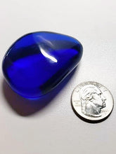 Load image into Gallery viewer, Blue Indigo Andara Crystal Hand Piece 52g