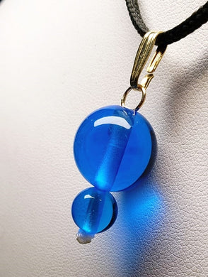 Blue - Medium Bright Andara Crystal Pendant (1 x 8mm & 14mm)