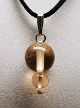 Load image into Gallery viewer, Peach Andara Crystal Pendant (1 x 8mm & 14mm)