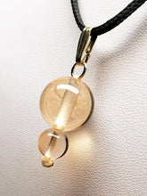 Load image into Gallery viewer, Peach Andara Crystal Pendant (1 x 8mm & 14mm)