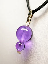 Load image into Gallery viewer, Violet Flame Andara Crystal Pendant (1 x 8mm & 14mm)