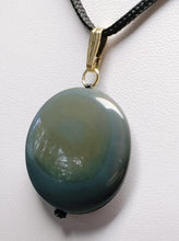 Load image into Gallery viewer, Obsidian - Rainbow Therapeutic Pendant A