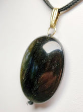 Load image into Gallery viewer, Obsidian - Golden Sheen Therapeutic Pendant B