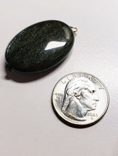 Load image into Gallery viewer, Obsidian - Golden Sheen Therapeutic Pendant B