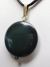 Load image into Gallery viewer, Obsidian - Rainbow Therapeutic Pendant B