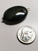 Load image into Gallery viewer, Obsidian - Golden Sheen Therapeutic Pendant C