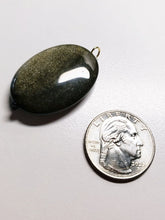 Load image into Gallery viewer, Obsidian - Golden Sheen Therapeutic Pendant D