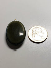 Load image into Gallery viewer, Obsidian - Golden Sheen Therapeutic Pendant E