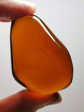 Load image into Gallery viewer, Amber / Lemurian Amber Andara Crystal Hand / Palm Piece 68g