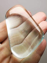 Load image into Gallery viewer, Aqua Blue Andara Crystal Hand Piece 88g