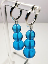 Load image into Gallery viewer, Blue Bright Andara Crystal Earrings