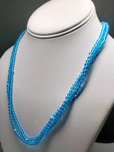 Load image into Gallery viewer, Blue (Electric) Andara Crysta Infinityl Necklace