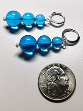 Load image into Gallery viewer, Blue Bright Andara Crystal Earrings