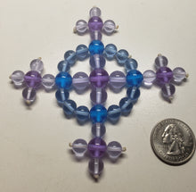 Load image into Gallery viewer, Blue Violet Flame Andara Crystal Healing Tool Dorje