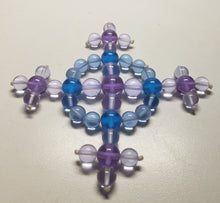 Load image into Gallery viewer, Blue Violet Flame Andara Crystal Healing Tool Dorje