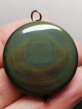 Load image into Gallery viewer, Obsidian - Rainbow Therapeutic Pendant D