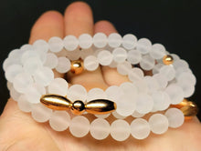 Load image into Gallery viewer, Copper with Frosted Quartz 4.5-6.5mm 25inch