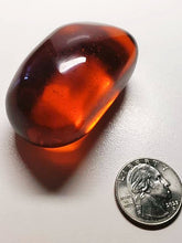 Load image into Gallery viewer, Orange (deep) / Lion's Heart Andara Crystal Hand / Palm Piece 102g