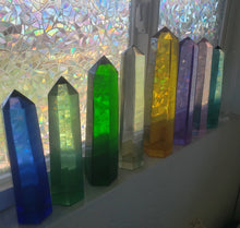 Load image into Gallery viewer, Blue Violet Andara Crystal Generator 9inch