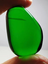 Load image into Gallery viewer, Green - Deep Andara Crystal Hand Piece 52g