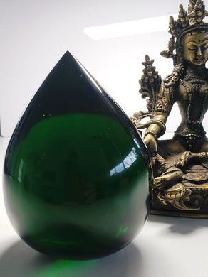Green - Deep (Emerald Shift) Andara Crystal Pointed Egg 788g