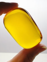 Load image into Gallery viewer, Amber Light Andara Crystal Hand / Palm Piece 84g