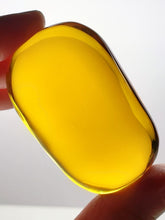 Load image into Gallery viewer, Amber Light Andara Crystal Hand / Palm Piece 98gB