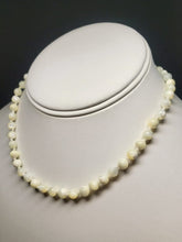 Load image into Gallery viewer, Mother of Pearl  EO+ 6mm 12.75-14.25inch adjustable Kid's Necklace