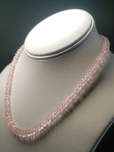 Load image into Gallery viewer, Morganite EO 5.5-7.5mm 17inch