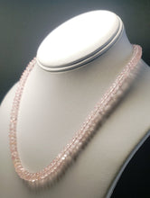 Load image into Gallery viewer, Morganite EO 6-8.5mm 18inch