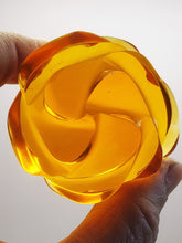 Load image into Gallery viewer, Orange Andara Crystal Rose