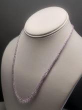 Load image into Gallery viewer, Sapphire - Purple (Lavender) EO++ 2-4mm 19.25inch