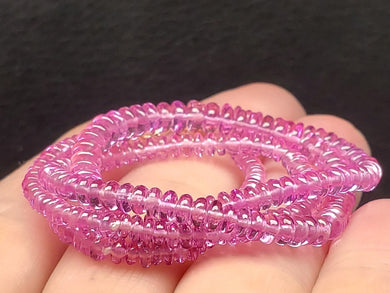 Pink Sapphire EO++ 3-4mm 16inch