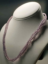 Load image into Gallery viewer, Purple Andara Crystal Infinity Necklace