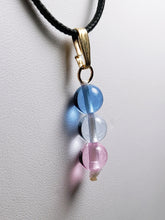 Load image into Gallery viewer, Pink Violet Healing Flame Andara Crystal Pendant 8mm