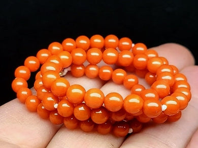 Red Coral (Italian) EO+ 4.5-5.5mm 16.5inch