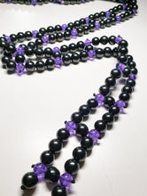 Load image into Gallery viewer, Shungite with Violet Andara Crystal Spinal Mat