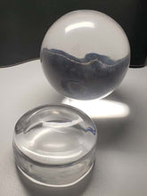 Load image into Gallery viewer, Clear (Rare) Polished Andara Crystal Sphere & stand combo 3.06kg TEMPLE COLLECTION