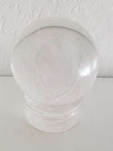 Load image into Gallery viewer, Clear (Rare) Polished Andara Crystal Sphere & stand combo 3.06kg TEMPLE COLLECTION