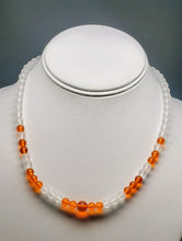 Load image into Gallery viewer, Orange Ray / Sacral Chakra Andara Crystal Necklace