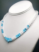Load image into Gallery viewer, Blue Ray / Throat Chakra Andara Crystal Necklace