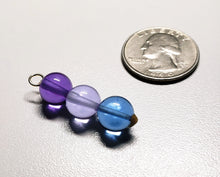 Load image into Gallery viewer, Blue Violet Healing Flame Andara Crystal Pendant 10mm