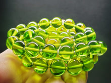 Load image into Gallery viewer, Green - Light Andara Crystal Necklace 10mm 24inch