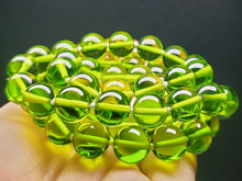 Load image into Gallery viewer, Green - Light Andara Crystal Necklace 10mm 24inch