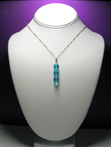 Blue (Light) Andara Crystal with Gold Pendant - Tools4transformation