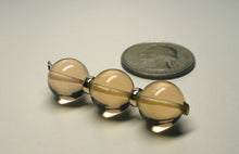 Load image into Gallery viewer, Peach Andara Crystal with Gold Pendant (3 x 12mm)