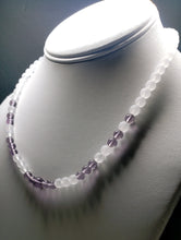Load image into Gallery viewer, Purple Ray / Crown Chakra Andara Crystal Necklace
